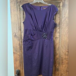 Plum party dress